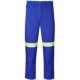 Trade Polycotton Pants - Reflective Legs - Yellow Tape - Royal Blue