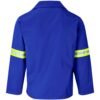 ALT-11111-RB-GHBK_1024X1024 Site Premium Polycotton Jacket - Reflective Arms - Yellow Tape - Royal Blue
