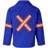 ALT-11114-RB-GHBK_1024X1024 Site Premium Polycotton Jacket - Reflective Arms & Back - Orange Tape - Royal Blue