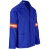 ALT-11114-RB-GHSI_1024X1024 Site Premium Polycotton Jacket - Reflective Arms & Back - Orange Tape - Royal Blue