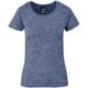 Ladies Oregon Melange T-Shirt - Navy