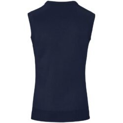 Mens Sleeveless Peru V-Neck Jersey - Navy