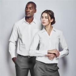 BAS-10260-W-GROUP-NO-LOGO_1024X1024 Mens Long Sleeve Carolina Shirt - White