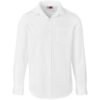 BAS-10260-W_1024X1024 Mens Long Sleeve Carolina Shirt - White