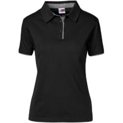 BAS-11203-BL_1024X1024 Ladies Delta Golf Shirt - Black