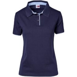 BAS-11203-N_1024X1024 Ladies Delta Golf Shirt - Navy