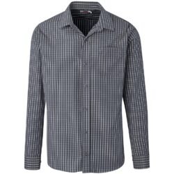 BAS-3419-GY_1024X1024 Men Long Sleeve Aston Shirt - Grey