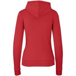 BAS-3429-R-GHBK_1024X1024 Ladies Bravo Hooded Sweater - Red