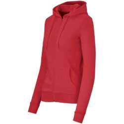 BAS-3429-R-GHSI_1024X1024 Ladies Bravo Hooded Sweater - Red