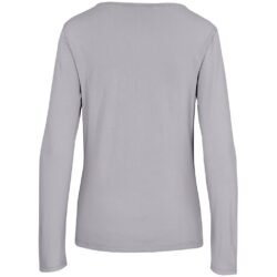Ladies Long Sleeve Portland T-Shirt - Grey