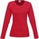 Ladies Long Sleeve Portland T-Shirt - Red