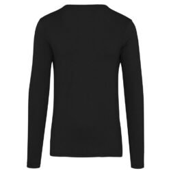 BAS-800-BL-GHBK_1024X1024 Mens Long Sleeve Portland T-Shirt - Black