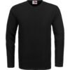 BAS-800-BL_1024X1024 Mens Long Sleeve Portland T-Shirt - Black