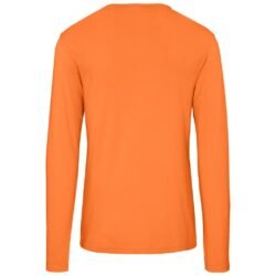 Mens Long Sleeve Portland T-Shirt - Orange