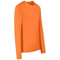 Mens Long Sleeve Portland T-Shirt - Orange
