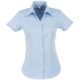 BIZ-3627-LB_1024X1024 Ladies Short Sleeve Metro Shirt - Light Blue