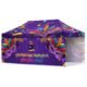 Coated Steel Sublimated Gazebo 6m x 3m -  2 Long Full-Wall Skins