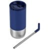 Kooshty Cheerio Stainless Steel & Plastic Double-Wall Tumbler & Straw – 480ml