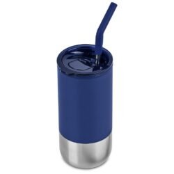 Kooshty Cheerio Stainless Steel & Plastic Double-Wall Tumbler & Straw – 480ml