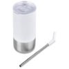 Kooshty Cheerio Stainless Steel & Plastic Double-Wall Tumbler & Straw – 480ml