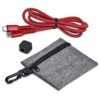 Altitude Bara Charging Cable & Clip in Clip Pouch