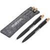 Okiyo Mimo Recycled Aluminum Ball Pen & Pencil Set - Black