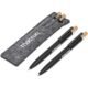Okiyo Mimo Recycled Aluminum Ball Pen & Pencil Set - Black