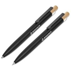 GP-OK-92-B-BL-04_1024X1024 Okiyo Mimotu Ball Pen & Pencil Set - Black
