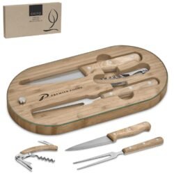 Okiyo Suraisu Bamboo Food & Wine Set
