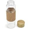 Kooshty Clear Bamboost Glass Water Bottle - 700ml