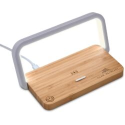 Okiyo Yoru Bamboo Wireless Charger & Night Light