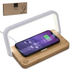 Okiyo Yoru Bamboo Wireless Charger & Night Light