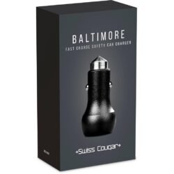 Swiss Cougar Baltimore 2 -in-1 Fast Car Charger & Tool