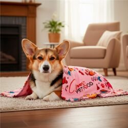 SG-HP-188-G_LIFESTYLE_AI_1024X1024 Pre-Production Sample Hoppla Nala Polyester Pet Blanket