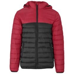 SLAZ-11422-BLR_1024X1024 Mens Kyoto Two-Tone Jacket - Black Red