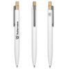 Okiyo Mimo Recycled Aluminium Ball Pen - Solid White
